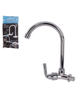 TORNEIRA INOX P/COZINHA DE PAREDE PRO 26,5X9,5X6,5CM UN.