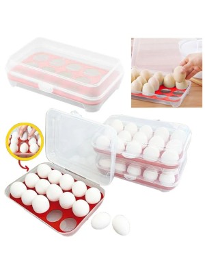 PORTA OVOS PARA 15OVOS C/ TAMPA UN.