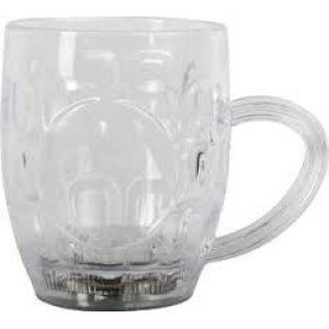 CANECA DE VIDRO GAWHARA 555ML CONJ C/2PCS UN.