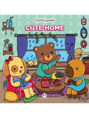 LIVRO PARA COLORIR CUTE HOME UN.