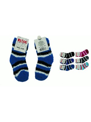 MEIA SOFT PELUCIA UNISSEX DE POLIESTER TAM 7-13 UN.