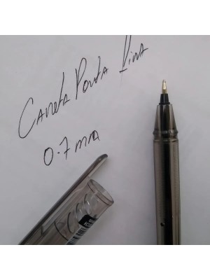 CANETA ESF.MY-TECH 0.7MM PRETA UN. 