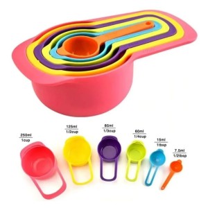MEDIDOR COLOR JOGO C/6 COLHERES UN.
