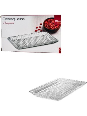 PETISQUEIRA HONEYMOON VIDRO 25X13CM UN.