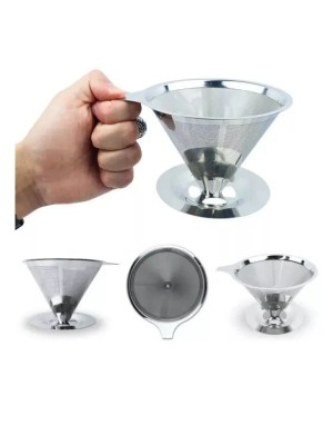 FILTRO P/CAFE INOX REUTILIZAVEL UN.
