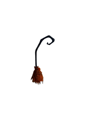 Vassoura Bruxa Voadora 80cm – Acessório de Fantasia Halloween e Decoração Temática para Adultos e Crianças