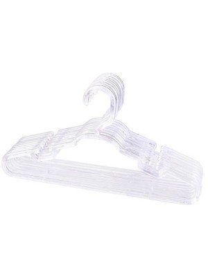 Kit 3Cabides Infantis Reforçados Transparente Cristal Acrílico 
