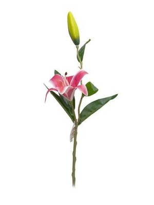 Haste de Lirio Varias Cores 47cm Decoracao