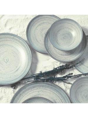 Prato Sobremesa Cerâmica Adorn Verde Claro Bristol Granilite 19cm