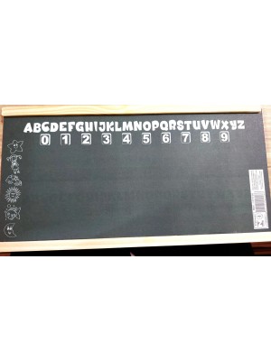 Lousa Verde Quadro Negro Giz MDF 17x30cm