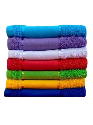 Toalha De Lavabo 45x29cm Social Escolar Boca Felpa Azul