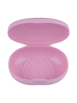 Porta Sabonete De Barra Saboneteira Plástica Atoxica Soft Quartz Rosa