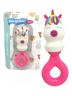 Mordedor Chocalho Unicórnio Diver For Baby Diver Toys Baby