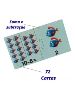 Jogo De Tabuleiro Soma E Subtração Jogo Educativo