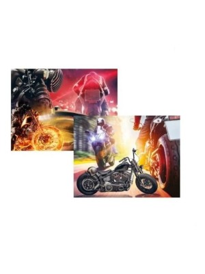 Jogo Quebra Cabeça Infantil Motos 2 Em 1 Puzzle 200 Peças