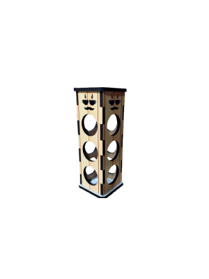 Porta Capsula em Madeira MDF Decorada Cantinho do Cafe