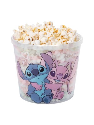 POTE PIPOCA 2,1L DECORADO STITCH 16,9X14,4X15,2CM UN. PLASUTIL