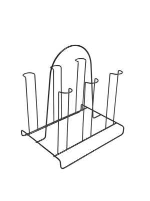 Suporte para Copos Azzo Preto 6 Lugares