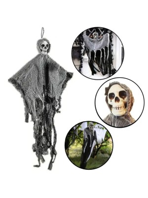 Caveira Mini Enfeite 58x60cm Decoração Halloween