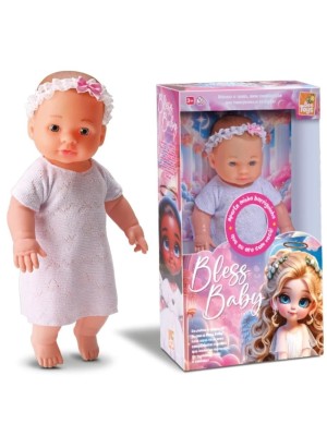 Boneca Bless Baby Pai Nosso Bee Toys 30cm