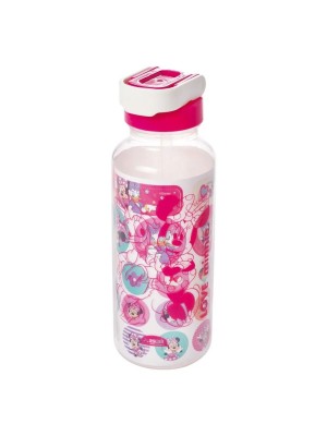 GARRAFA FUN 600ML TP AUTOMATICA MINNIE ROSA 7,1X20,7CM UN. PLASUTIL