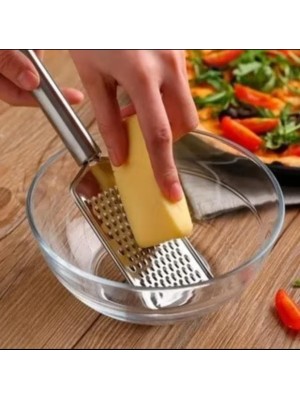 Ralador Inox 24,5cm com Cabo Ergonômico – Ralador Profissional para Queijo, Legumes e Chocolate