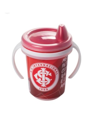 Caneca Trio Inter Kids 330ml Plasútil – Produto Oficial Internacional, Plástico Resistente e Livre de BPA