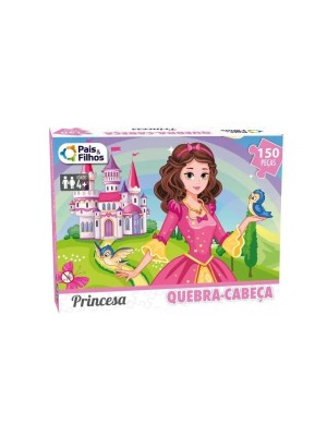 Quebra-Cabeça Princesas 150 Peças Pais & Filhos Infantil Educativo