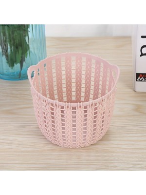 Cesta Organizadora em Plástico12X16X17cm | Caixa Multiuso para Organização de Banheiro, Cozinha, Quarto e Escritório