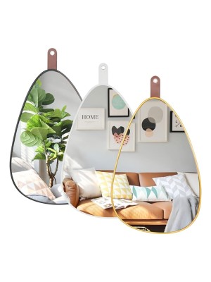 Espelho Decorativo 33x22cm com Design Sofisticado para Ampliar e Iluminar Ambientes