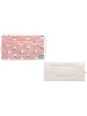 Cama Colchonete para Pet Fluffie 55X40X2cm Algodão Estampada Confortável para Cães e Gatos Pequenos e Médios