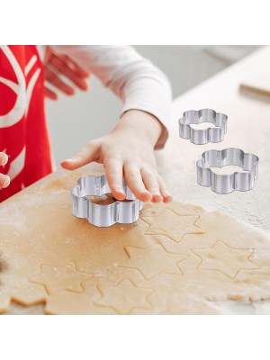 Formas para Cortar Bolacha C/8 Peças Arte Metal – Cortadores Metálicos Resistentes e Precisos para Biscoitos e Massas Artesanais