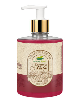SABONETE LIQUIDO CEREJA E AVELA 500ML UN.