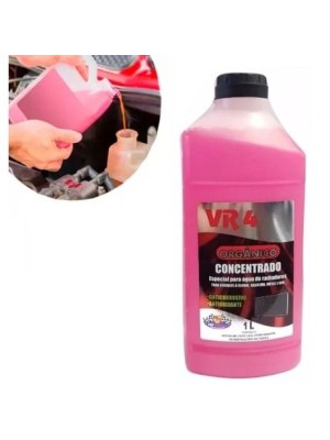 Aditivo de Radiador VR04 1L Orgânico Concentrado Anticorrosivo para Sistema de Arrefecimento
