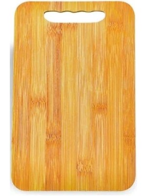 Tábua de Madeira Retangular 30x20cm Média para Corte de Alimentos, Carnes, Legumes e Servir Petiscos