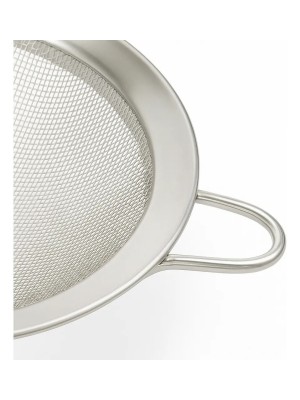 Peneira Inox 8cm com Cabo Longo – Peneira de Aço Inoxidável com Malha Fina para Coar Chá, Café, Sucos