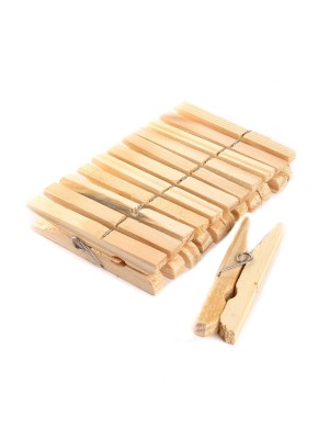 PRENDEDOR DE MADEIRA GIGANTÃO C/12PCS