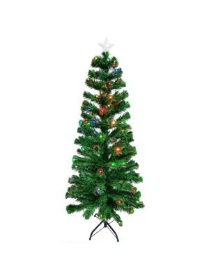 ARVORE DE NATAL DE LED VERDE 1,2M 120 GALHOS UN. MULTIART
