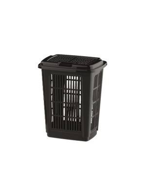 CESTO TELADO LAVANDERIA 30L PRETO UN.