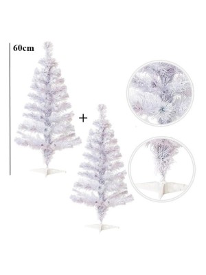 ARVORE DE NATAL PINHEIRO BRANCO 30CM