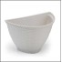 VASINHO DE PAREDE RATTAN MARMORE 17X10X11CM UN.