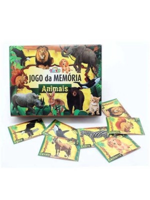 JOGO DA MEMORIA ANIMAIS UN. MINI TOYS
