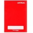 CADERNO COSTURADO 1/4 96F ASTRAL VERMELHO