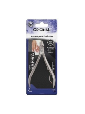 ALICATE DE CUTÍCULAS LINHA SAFIRA 9,6CM