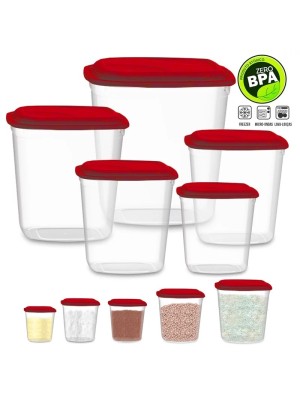 POTE DE MANTIMENTO CONJ C/5PCS UN.