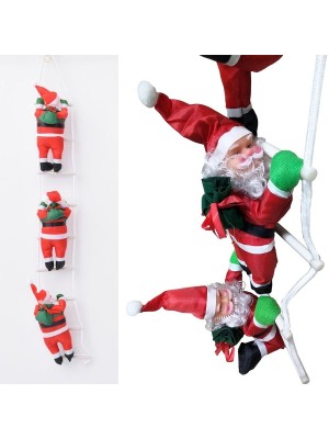 PAPAI NOEL C/3 NA ESCADA UN. MULTIART