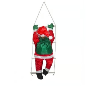 PAPAI NOEL NA ESCADA 1PC 104X22CM UN. MULTIART