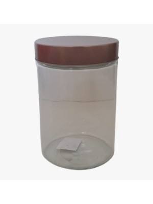 POTE DE VIDRO C/ TAMPA 1000ML UN. EUROSTOK