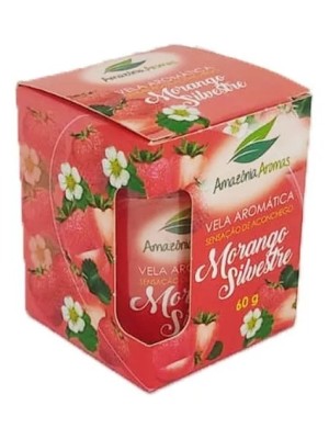 VELA PERFUMADA MORANGO SILVESTRE 60G