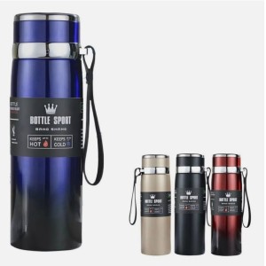GARRAFA C LED TERMOMETRO 600ML ISOTERM UN. GOLDEN RIO